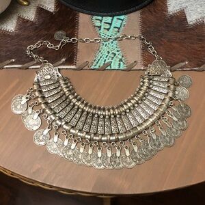 Silver Coin Necklace